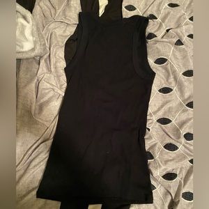 black tank top